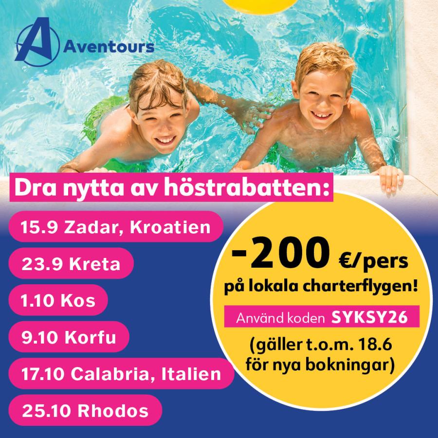 Höstens resor 2026