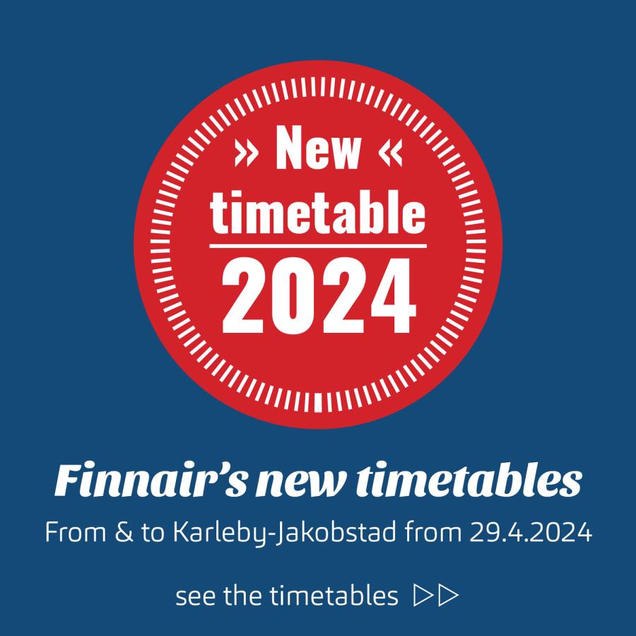 New timetable 2024